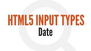 HTML5 Input Types Date