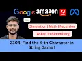 Download Lagu Find the K th Character in String Game I | LeetCode 3304 | Easy | Simulation / Math / Recursion /