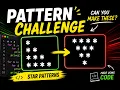 What happens when you experiment with simple code and different patterns
