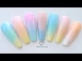 Ombre nail art techniques Easy ombre with gel polish How to do quick ombre nails