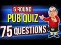 Download Lagu 6 Round Pub Quiz | 75 Trivia \u0026 General Knowledge Quiz Questions!