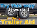 How to use a Trailer-Aid for an RV flat tire Demonstration RV Tips for anyone
