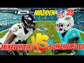 MIKEWHITJR VS SLIMEMEOUTBA RANKED IN THE WORLD SCHEME IS WILDCAT USING DOLPHINS MADDEN 23