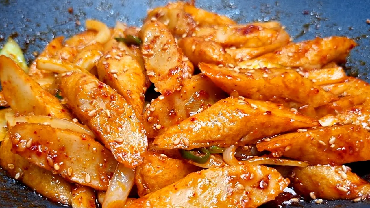 백반집 어묵볶음