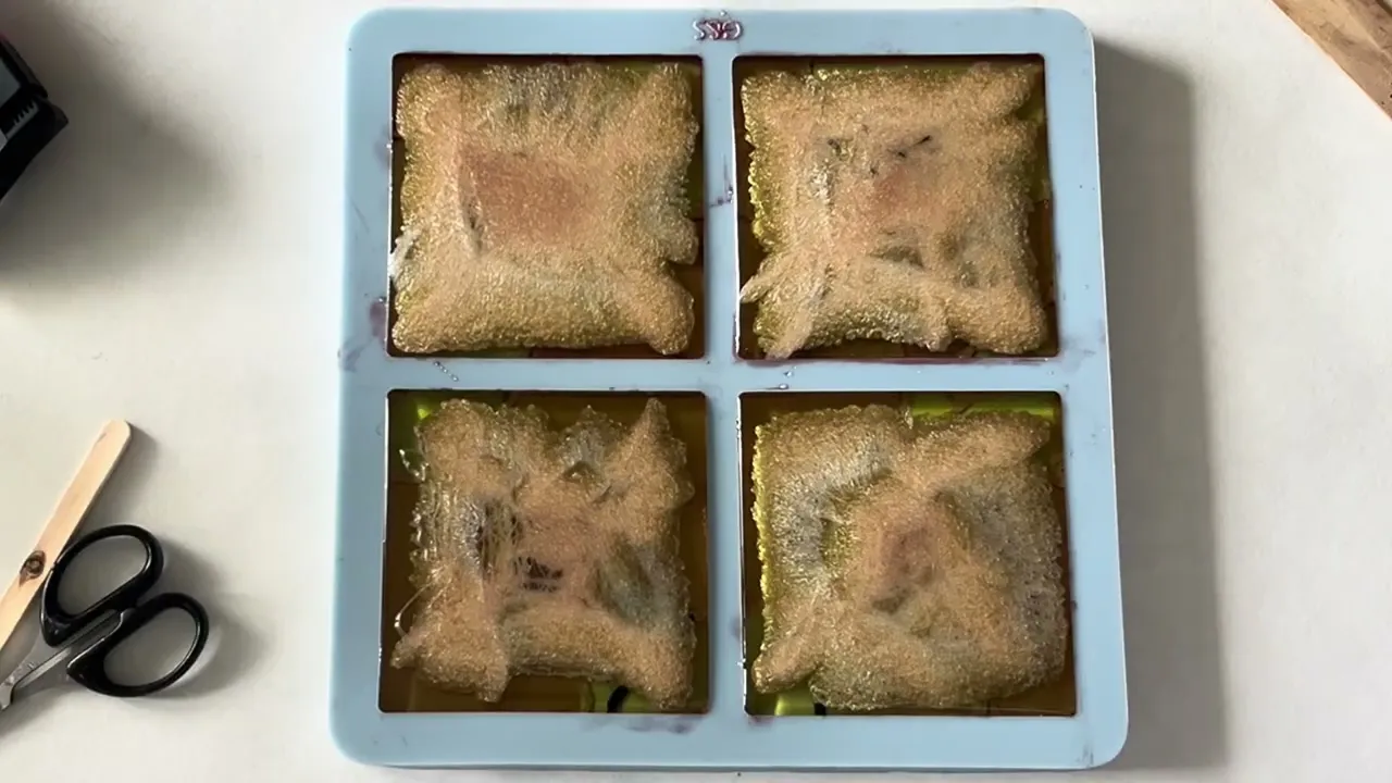 Square Kintsugi coasters - 10 x 10 cm (4"x 4")