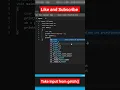 Input from getch function