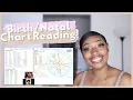 I Got A LIVE Natal Chart Reading Footage Included Astrology Reading SimplyBriannaB