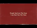 Download Lagu Coldiac - People You Love The Most Can Hurt You The Most (Official Lyric Video)