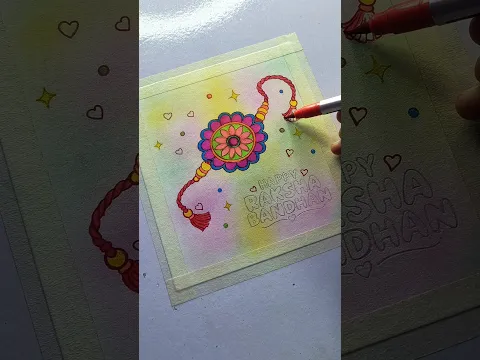 Wait Till You See My Final Raksha Bandhan Drawing! 😍✨ #shorts #rakshabandhan #art #drawing #viral