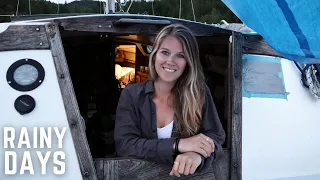 Rainy Days Living Off Grid on a Sailboat