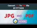 How To Convert Image to Pdf By Python