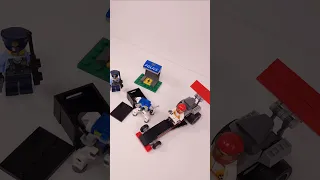 UNRELEASED LEGO City Police Robot Unit (30587) vs Dragster (30358) #shorts @TopBrickBuilder