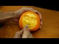 Pumpkin carving beetlejuice face