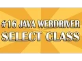 JUnit Selenium Webdriver Tutorial 16 Select Class QAShahin
