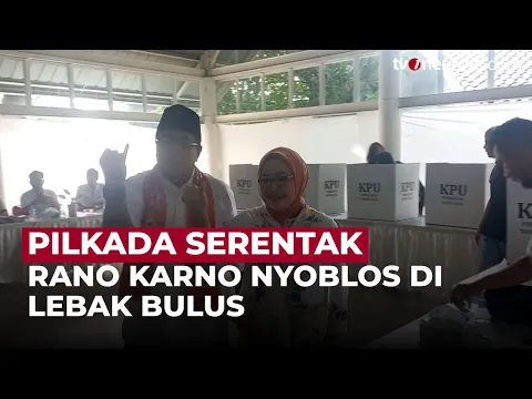 Bersama Istri, Cawagub DKI Jakarta Nomor Urut 3 Nyoblos di TPS 065 Lebak Bulus