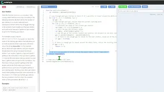Gas Station - Interview assessment Coderbyte