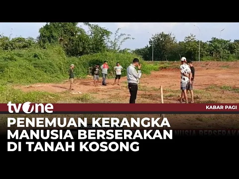 Penemuan Kerangka Manusia Gegerkan Warga Tangerang