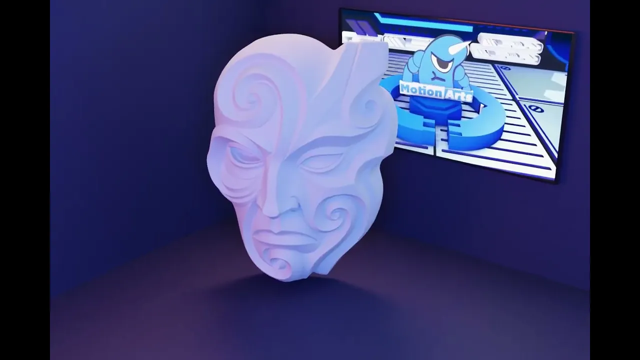 Mystic Fantasy Mask.stl