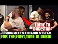 Lagu Anthony Joshua MEETS Khabib And Islam Makhachev Invites Him To Dagestan (FULL VIDEO)