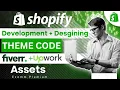 Shopify Theme Assets CSS and JAVASCRIPT Complete Practical tutorial 2023