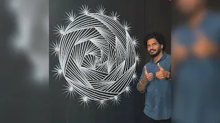 Beautiful Circle Line Art Design | Tutorial