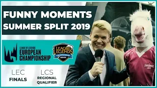 Funny Moments - LEC Finals & LCS Regional Qualifier - Summer Split 2019