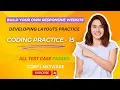 CODING PRACTICE 15 Responsive Website Developing Layouts Practice CCBP