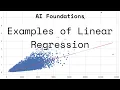 AI Foundations Part 3 Examples of Linear Regression in Python