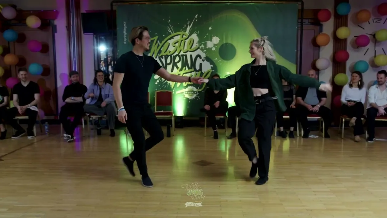 Tschen Fung Wang & Vanessa Bachmann - 3rd place Strictly Open Finals - Westie Spring Thing 2024