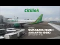 Trip Report Citilink QG717 | Surabaya (SUB) - Jakarta (CGK) | A320-200 | PK-GLE