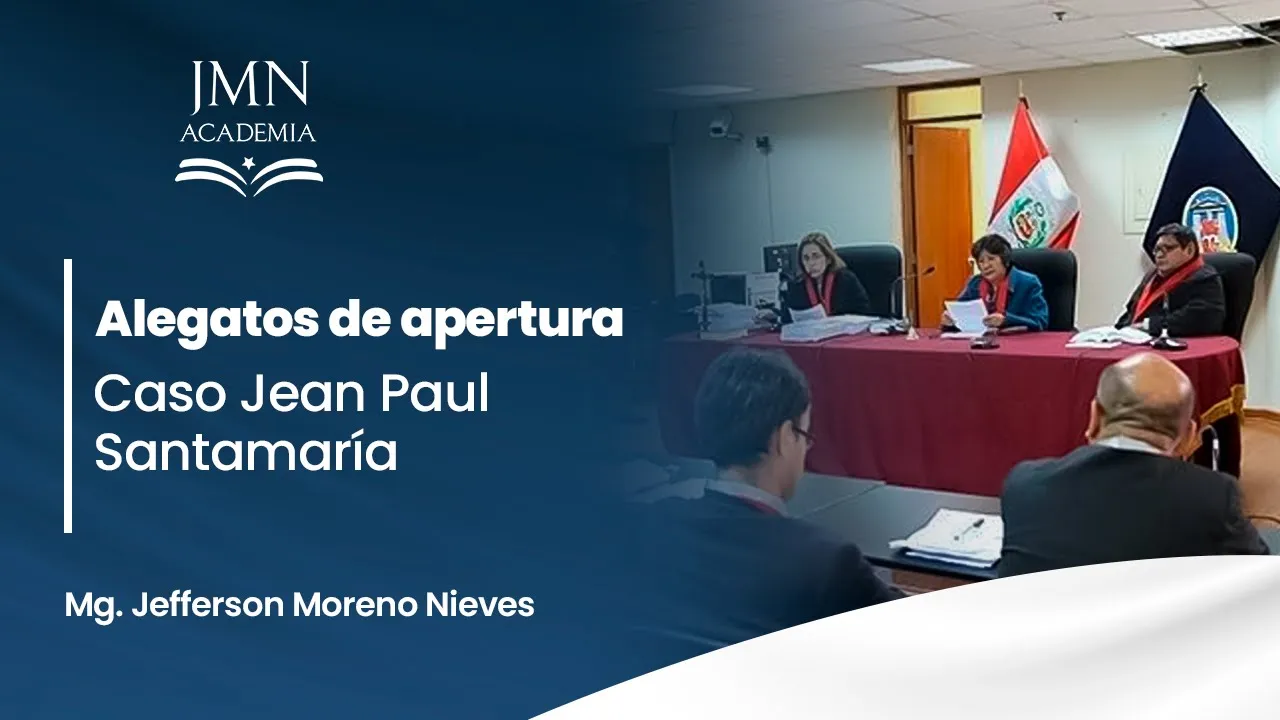 Alegato de apertura - Caso Jean Paul Santamaría: video thumbnail