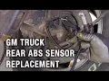GM Truck Rear ABS Sensor Replacement