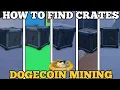HOW to FIND 5 METAL CRATES LEVER QUEST in DOGECOIN MINING TYCOON ROBLOX