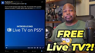 Your PS5 Now has FREE LIVE TV!