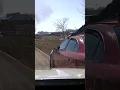 Stop the car Man attempts to evade police with officer clinging to windshield