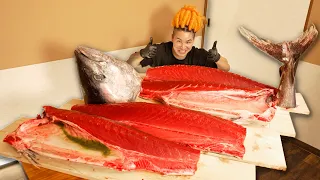 I cut and ate whole tuna