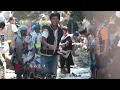 The Lahu Ethnic Group in Lincang of Yunnan province celebrated the Bridging Festival.