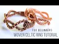 EASY Wire Weave Celtic Ring Tutorial for Beginners - Learn how to make this ring is 9 minutes