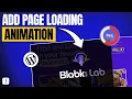 Add Preloader Page Loading Animation Transitions in WordPress GIF Lottie Progress Bar