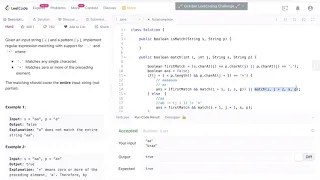 LeetCode - Regular Expression Matching 10