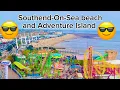 Southend-On-Sea Beach and Adventure Island August 2024