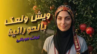 ويش ولعك بالحورانية   من تراث حوران                       أثر دندنها