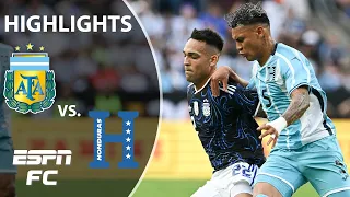 argentina vs honduras full game highlights espn fc