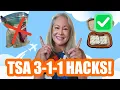 TSA 3-1-1 Bag Hack Non-Liquid Toiletries Genius Packing Tricks