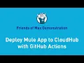 Deploy Mule app to CloudHub with GitHub actions