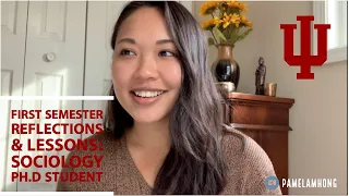 reflections on my first semester of grad school IU sociology ph d