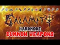 TERRARIA CALAMITY MOD HARMODE SUMMON WEAPONS SHOWCASE