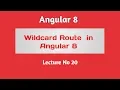 Angular 8 Tutorial - Part 20