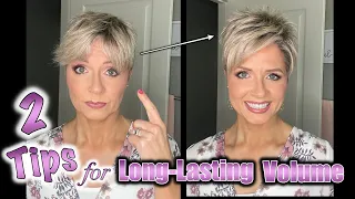 top 2 tips to add volume that lasts all day hair tutorial