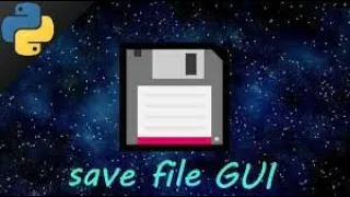 Python GUI save a file filedialog